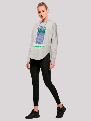 Sweat-shirt 'Sesame Street Anti Social Grouch Club' F4NT4STIC en gris