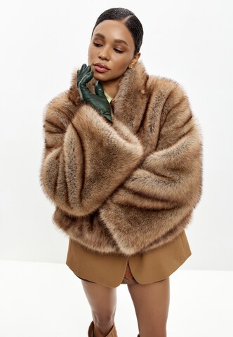 CESARE GASPARI Winter coat 'Golden Hour' in Brown