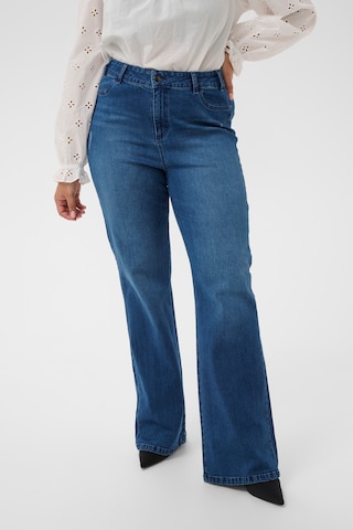 KAFFE CURVE Flared Jeans 'Laurina' i blå: forside