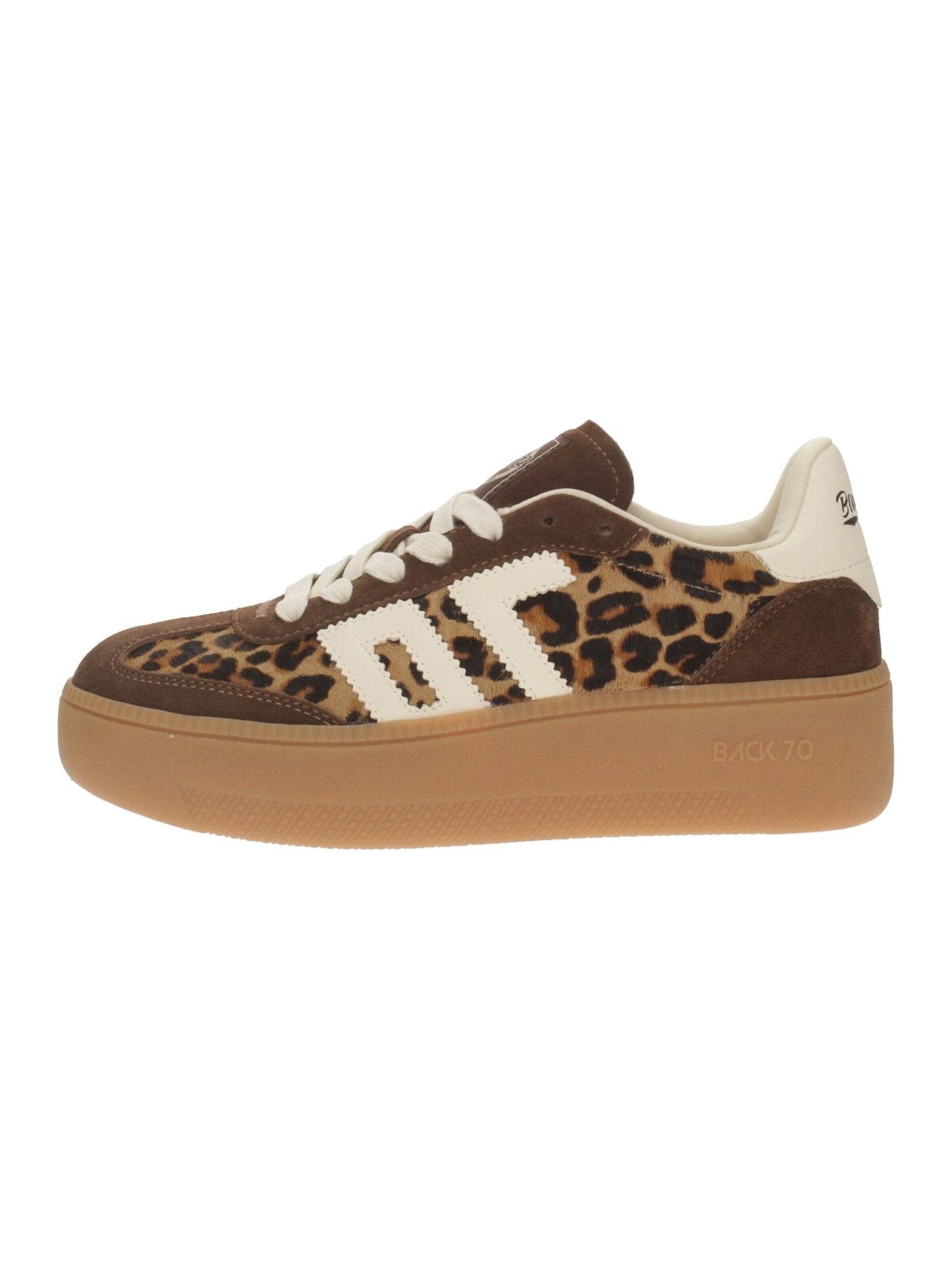 Sneaker bassa 'Back70 Sneakers XXL Fur Leo' di BACK 70 in marrone: frontale