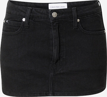 Calvin Klein Jeans Rok in Zwart: voorkant