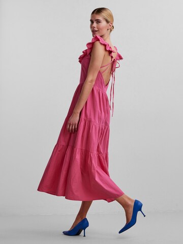 Y.A.S Dress 'WEEP' in Pink: front