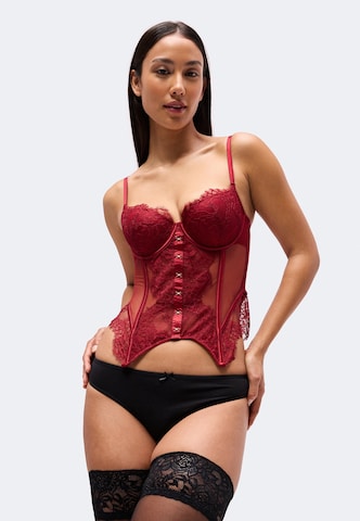 Hunkemöller Korzet 'Cecilia' – červená