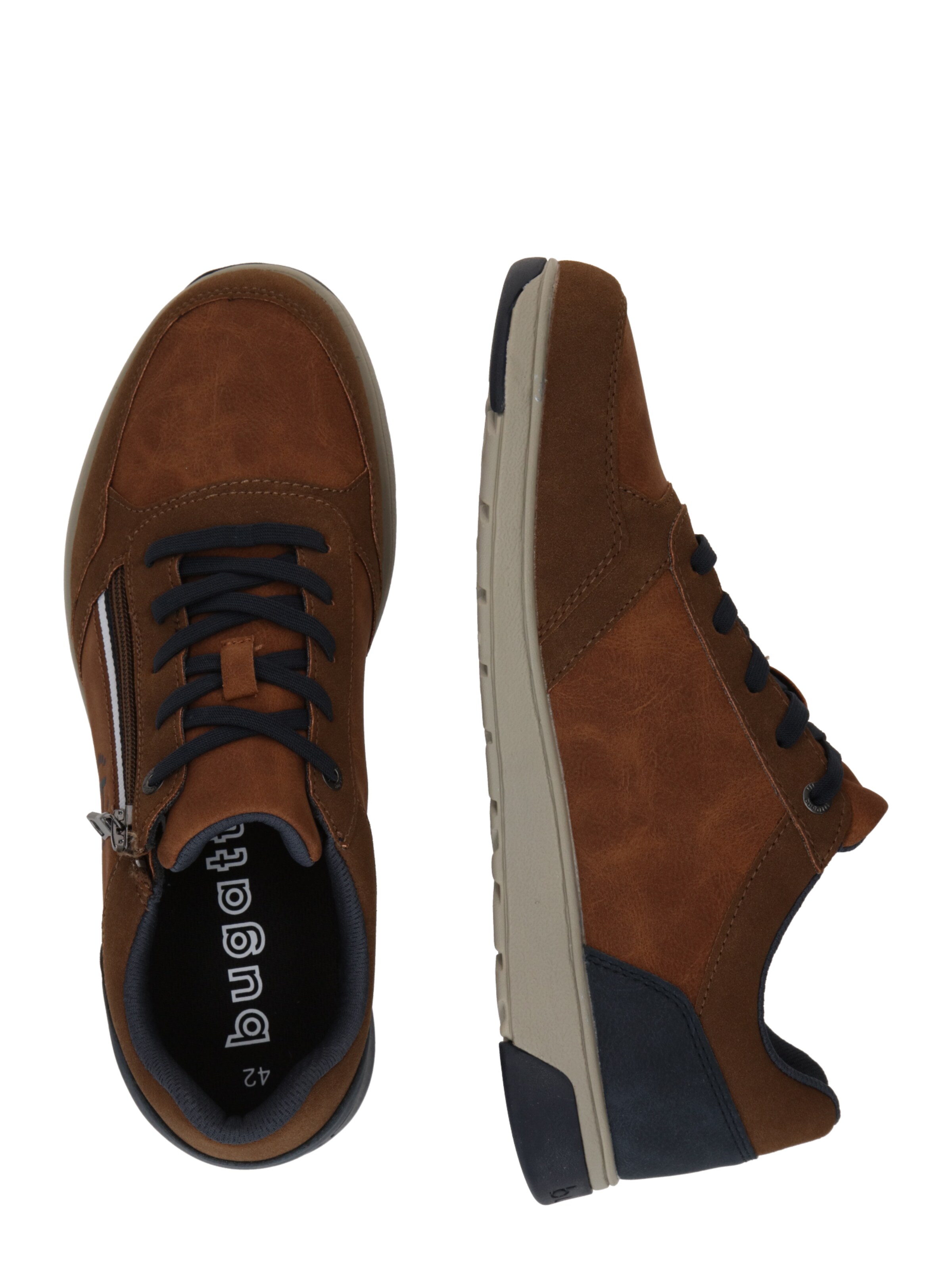 Baskets basses 'Arriba' bugatti en marron