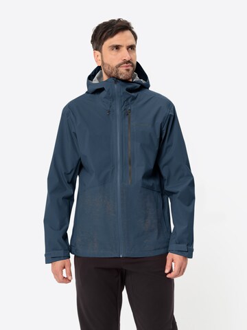 VAUDE Outdoorjas 'Comyou Rain' in Blauw: voorkant