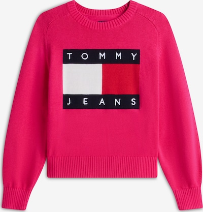 Tommy Jeans Neulepaita koossa XS värissä laivastonsininen / vaaleanpunainen / punainen / valkoinen, Tuotenäkymä