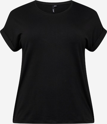 ONLY Curve - Camiseta 'MOSTER' en negro: frente