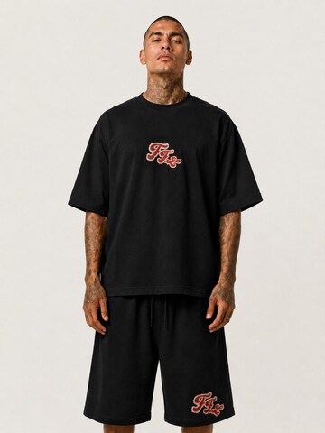 Farfromlove Shirt 'CORT TEE (BOXY FIT)' in Zwart