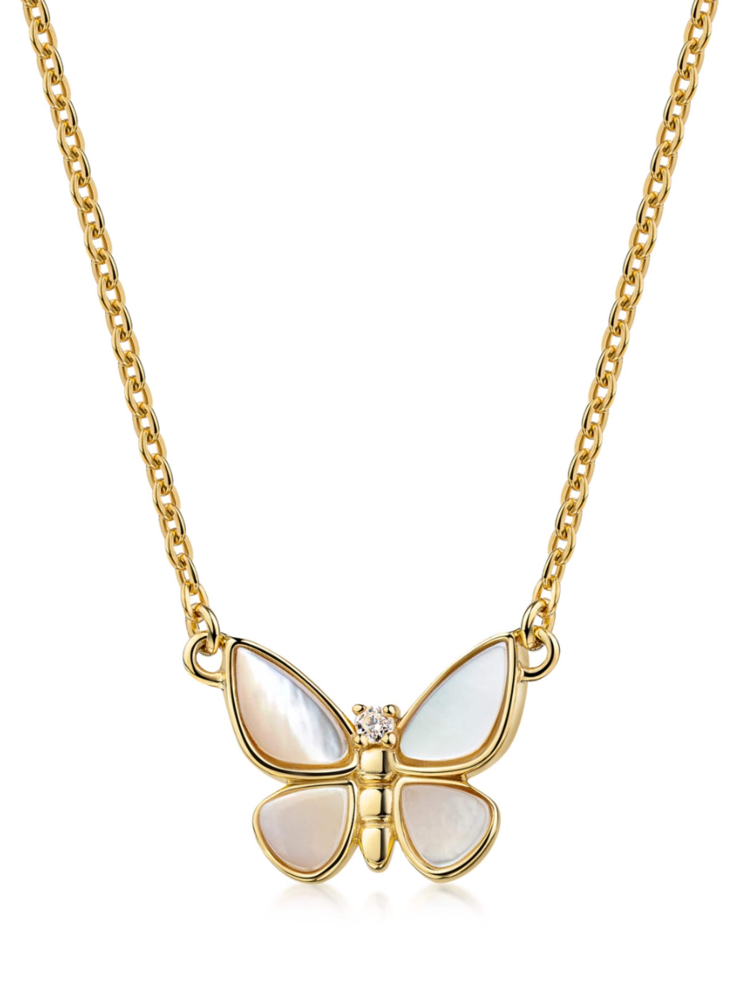 Kamiko Necklace 'MARIPOSA' in Gold: front