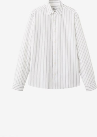 MANGO MAN Regular Fit Hemd 'Dario' in Weiß: Vorderseite