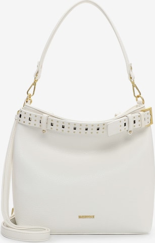 Borsa a spalla 'Justine' di Emily & Noah in bianco: frontale