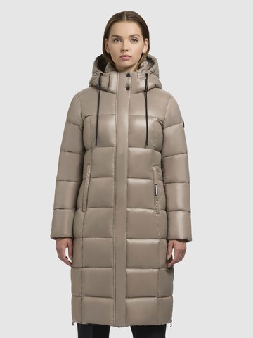 khujo - Abrigo de invierno ' SHANE2 ' en beige: frente