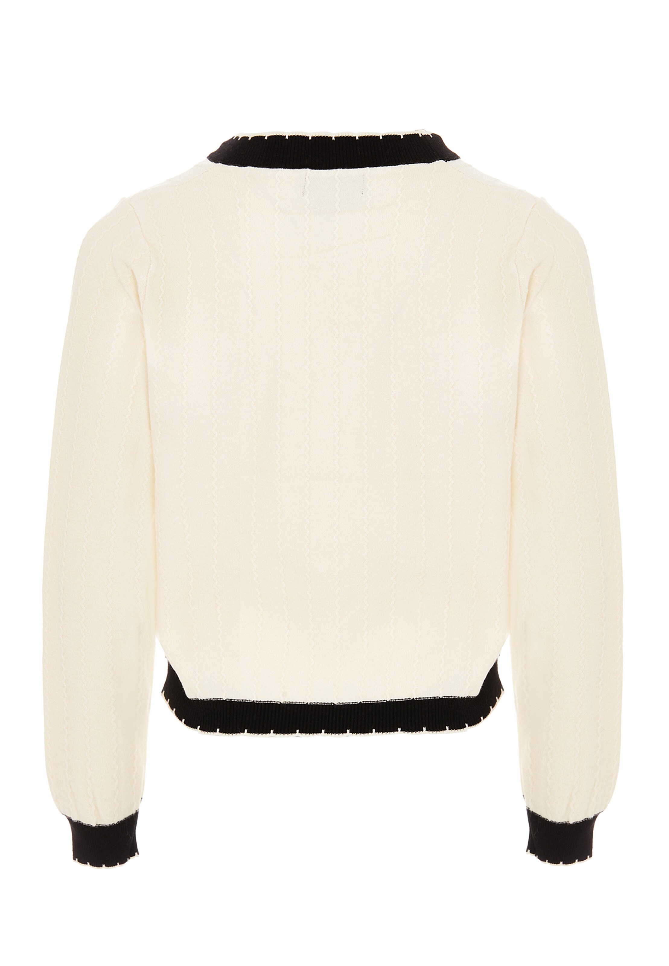 NAEMI Strickjacke in Weiß