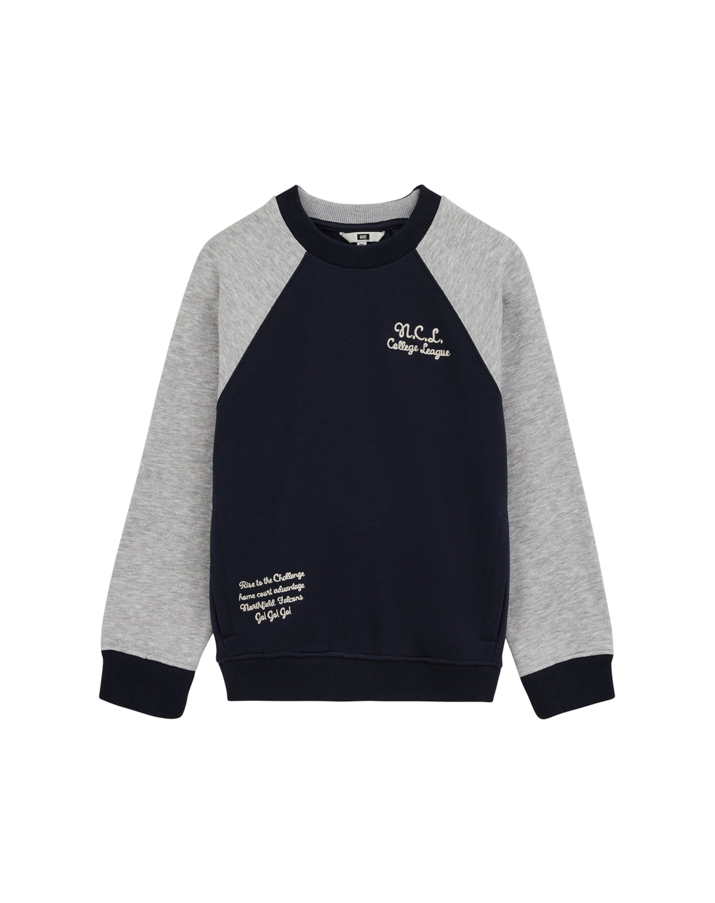 WE Fashion - Sudadera en azul: frente