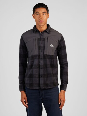 Coupe regular Chemise fonctionnelle 'SUMMIT RUN' QUIKSILVER en gris : devant