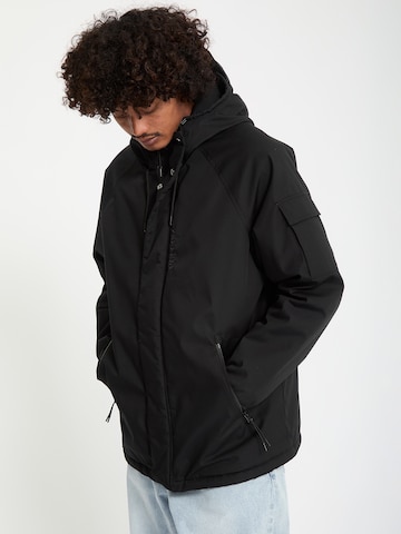 melns Volcom Funkcionāla jaka 'Stoke Stone II'
