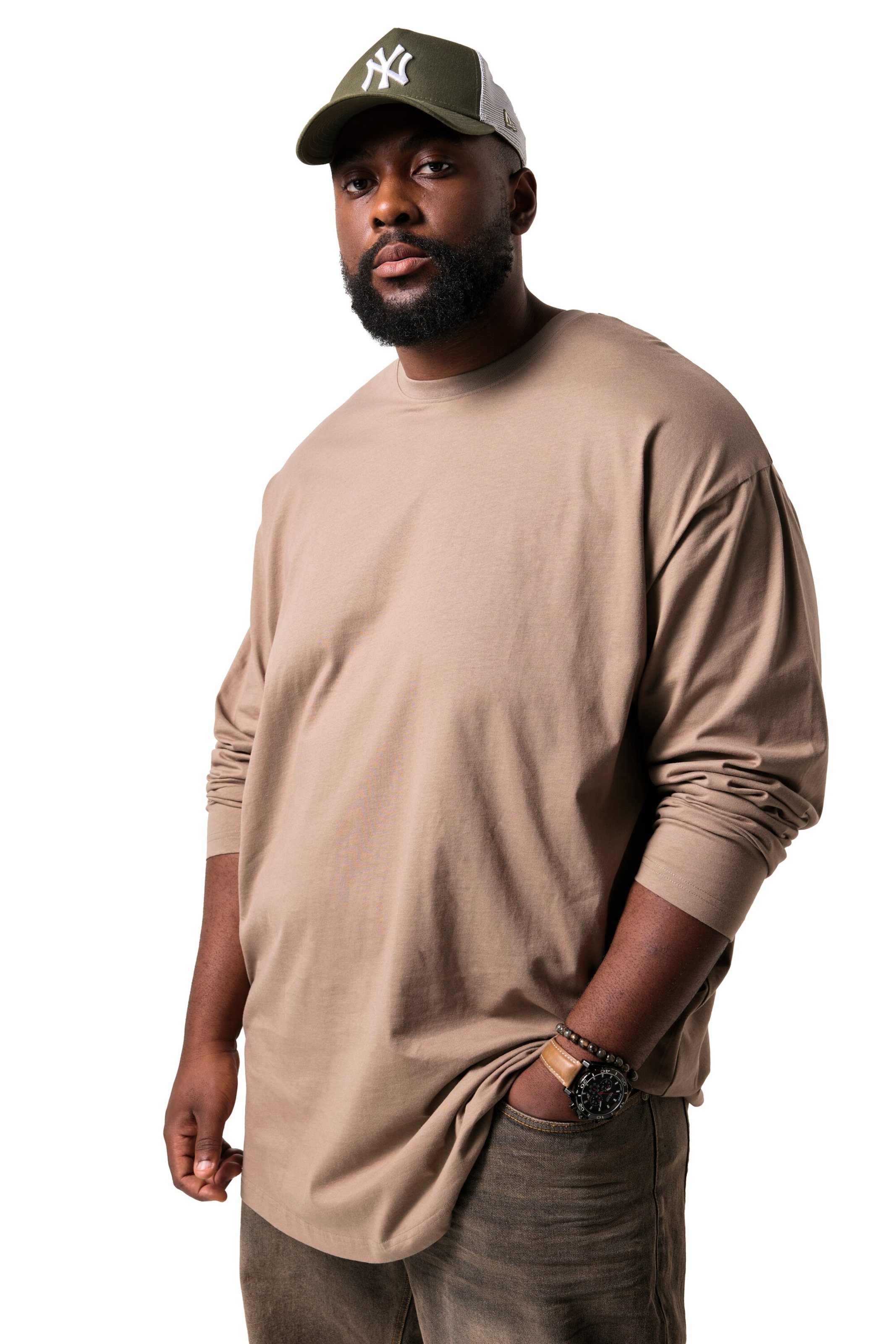 STHUGE Shirt in Brown: front