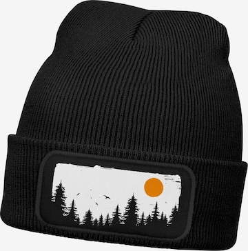 Neverless Beanie 'Braumkette' in Black: front
