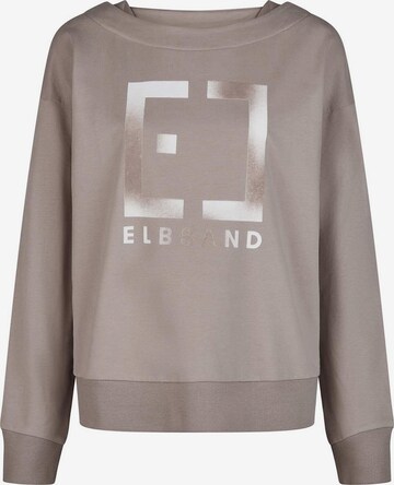 Sweat-shirt 'Fionna' Elbsand en beige : devant