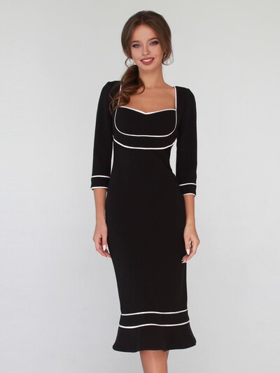 Anushka Etuikleid in schwarz, Produktansicht