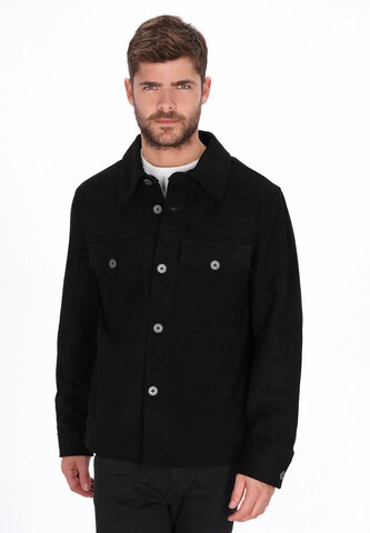 DreiMaster Vintage - Casaco meia-estação em preto: frente