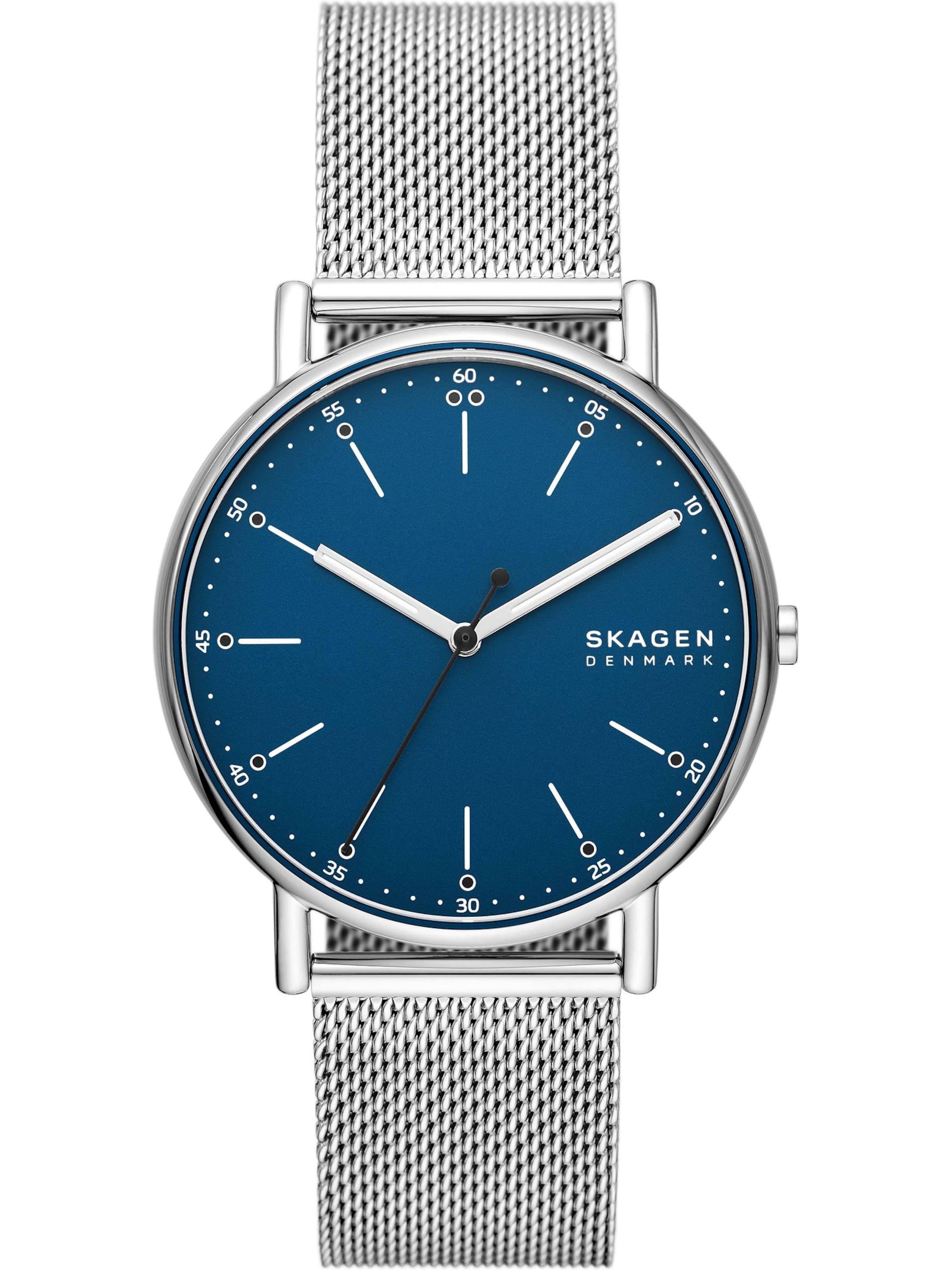 SKAGEN Uhr in Silber: Vorderseite