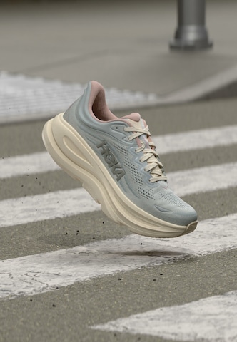Scarpa da corsa 'Bondi 9' di HOKA in blu: frontale