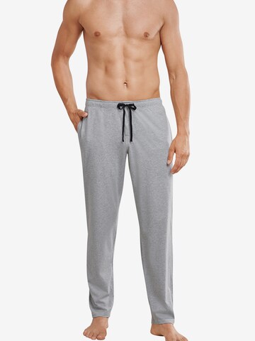 Pantalon de pyjama SCHIESSER en gris : devant