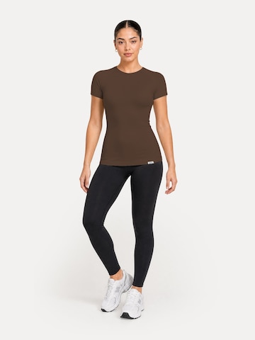 T-shirt ' Lyana ' Smilodox en marron