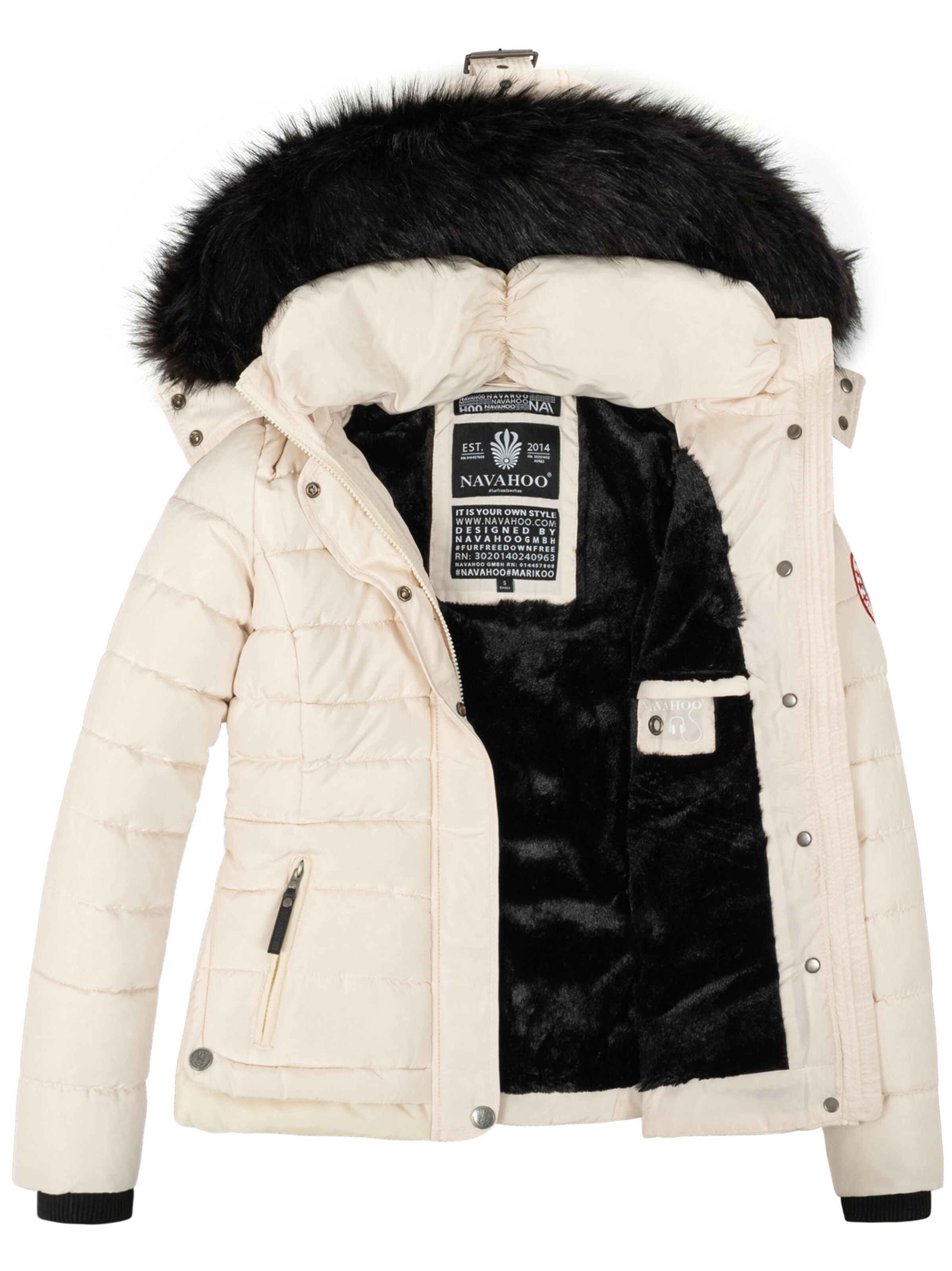 NAVAHOO Winter jacket 'Chloe' in Beige