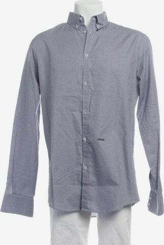 DSQUARED2 Freizeithemd / Shirt / Polohemd langarm XL in Blau: predná strana
