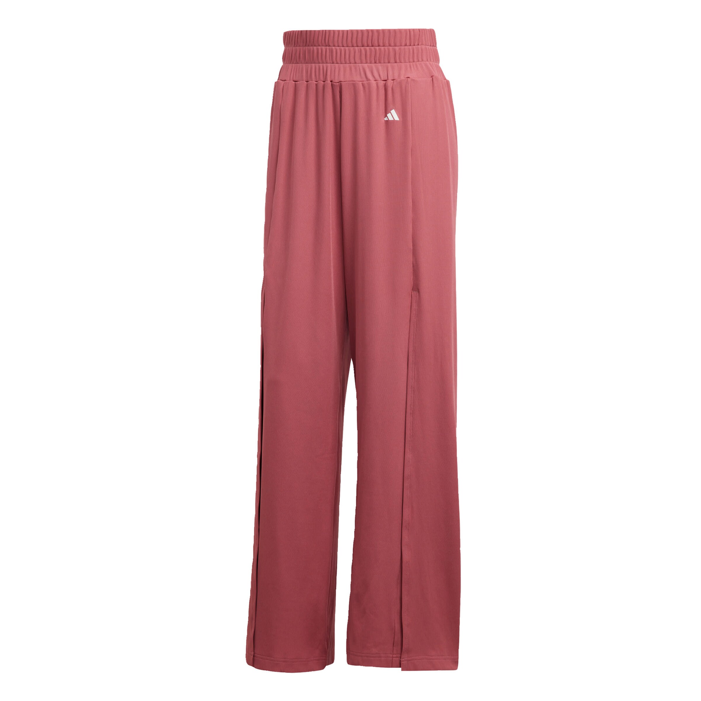 ADIDAS PERFORMANCE Wide Leg Sporthose 'Studio' in Pink: Vorderseite