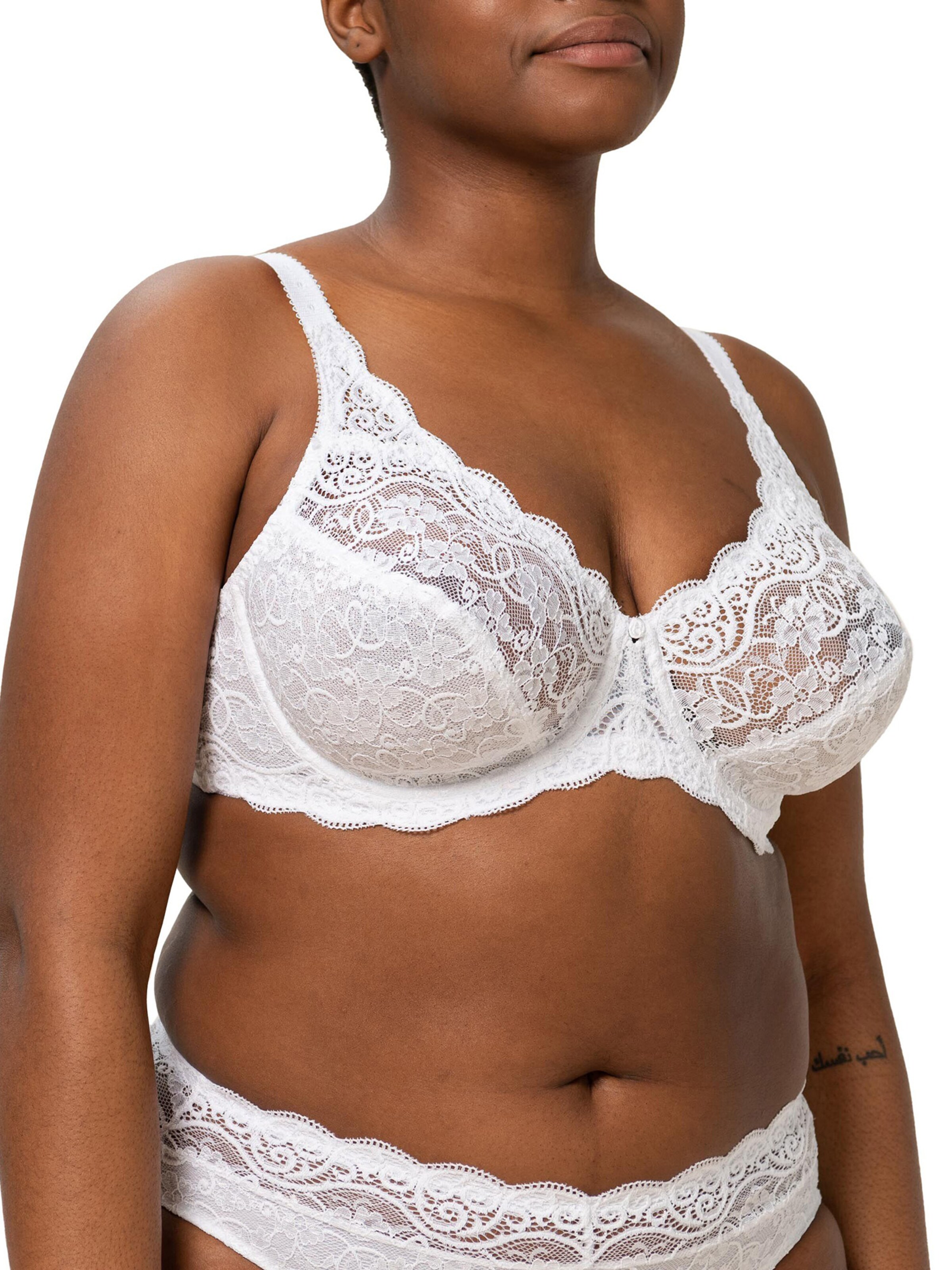 TRIUMPH Minimiser Bra ' Amourette 300 ' in White: front