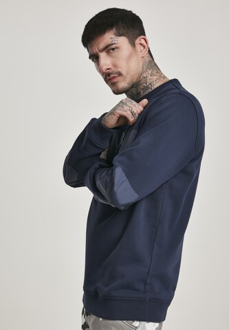 Urban Classics Sweatshirt in Blauw