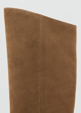 MANGO Stiefel 'Soria' in Braun