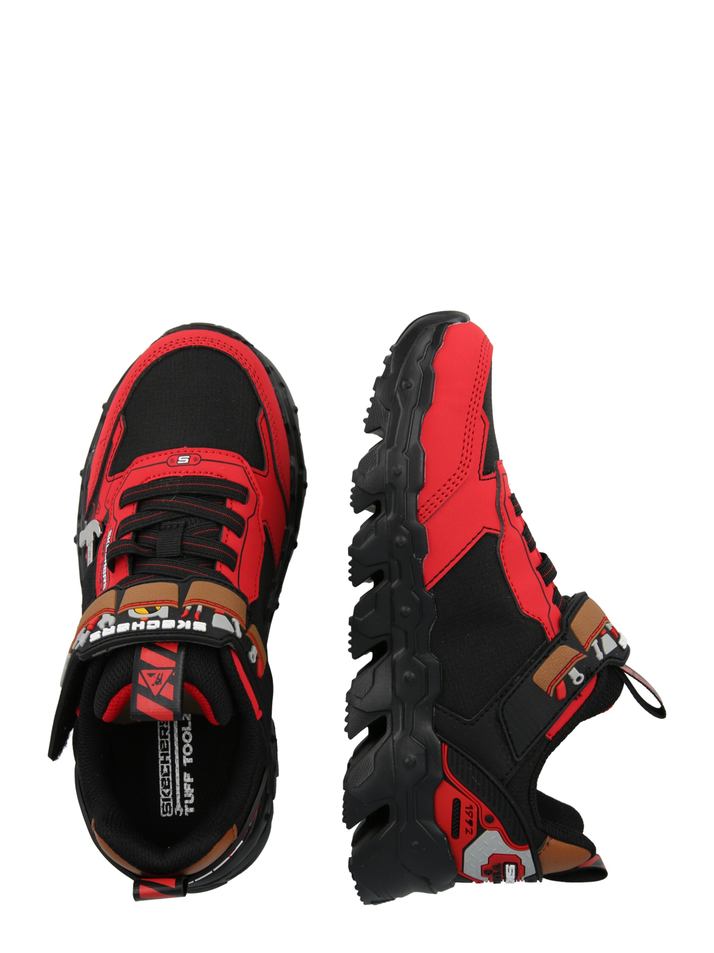 SKECHERS Tenisky 'MEGA-FLEX LITE-SKECHERS TUFF' – červená