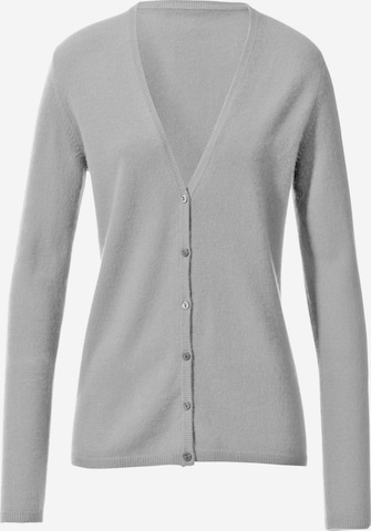 Peter Hahn Knit Cardigan 'Cora' in Grey: front