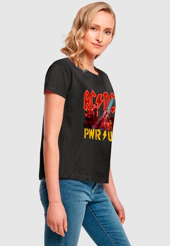 Merchcode Shirt 'ACDC - PWRUP Stage Lights' in Zwart