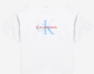 Calvin Klein Jeans Tričko - Biela: predná strana
