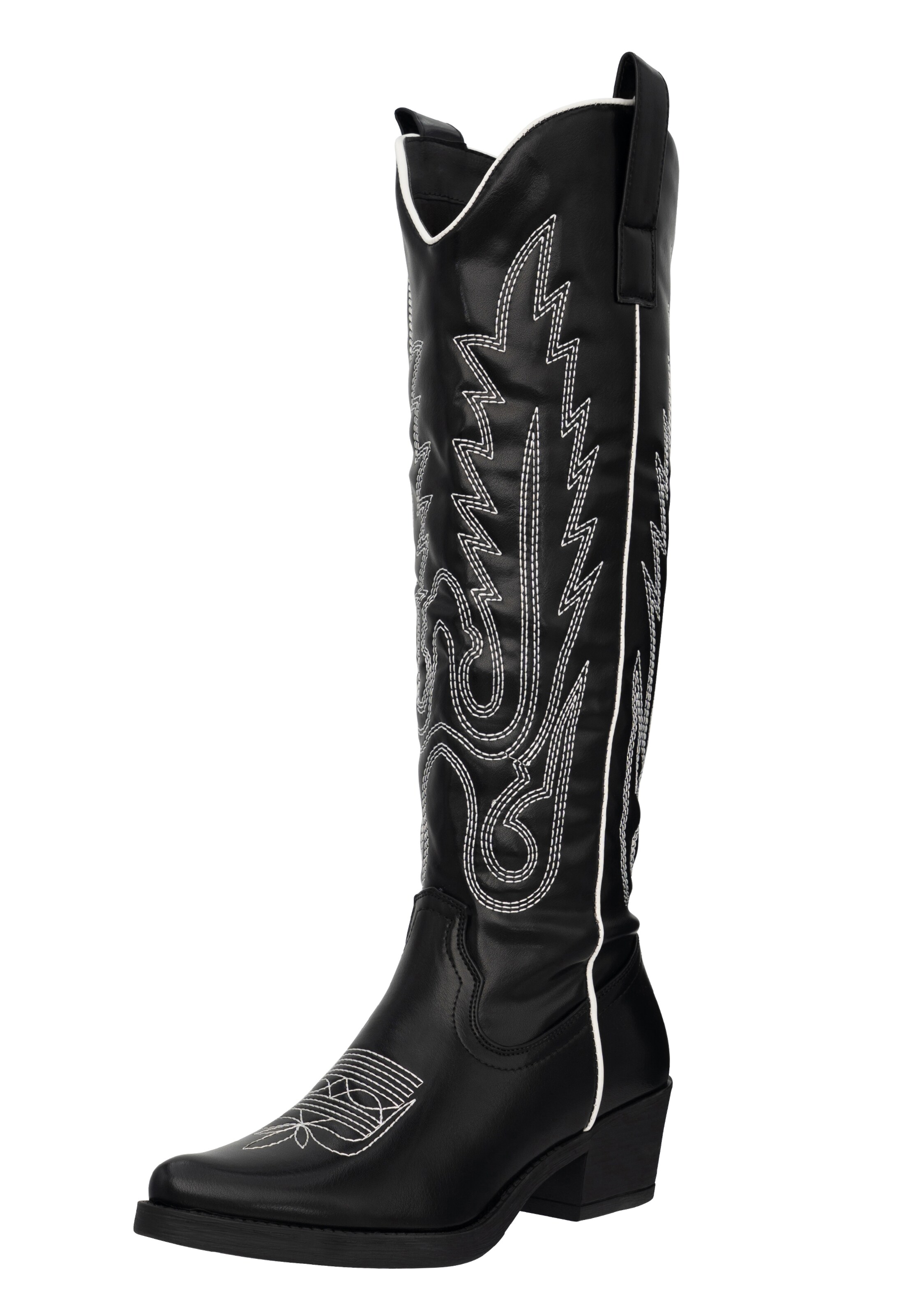 Stivale da cowboy Salinyang di colore nero, Visualizzazione prodotti