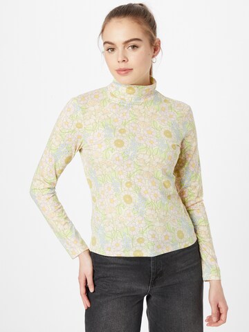 T-shirt Monki en jaune : devant