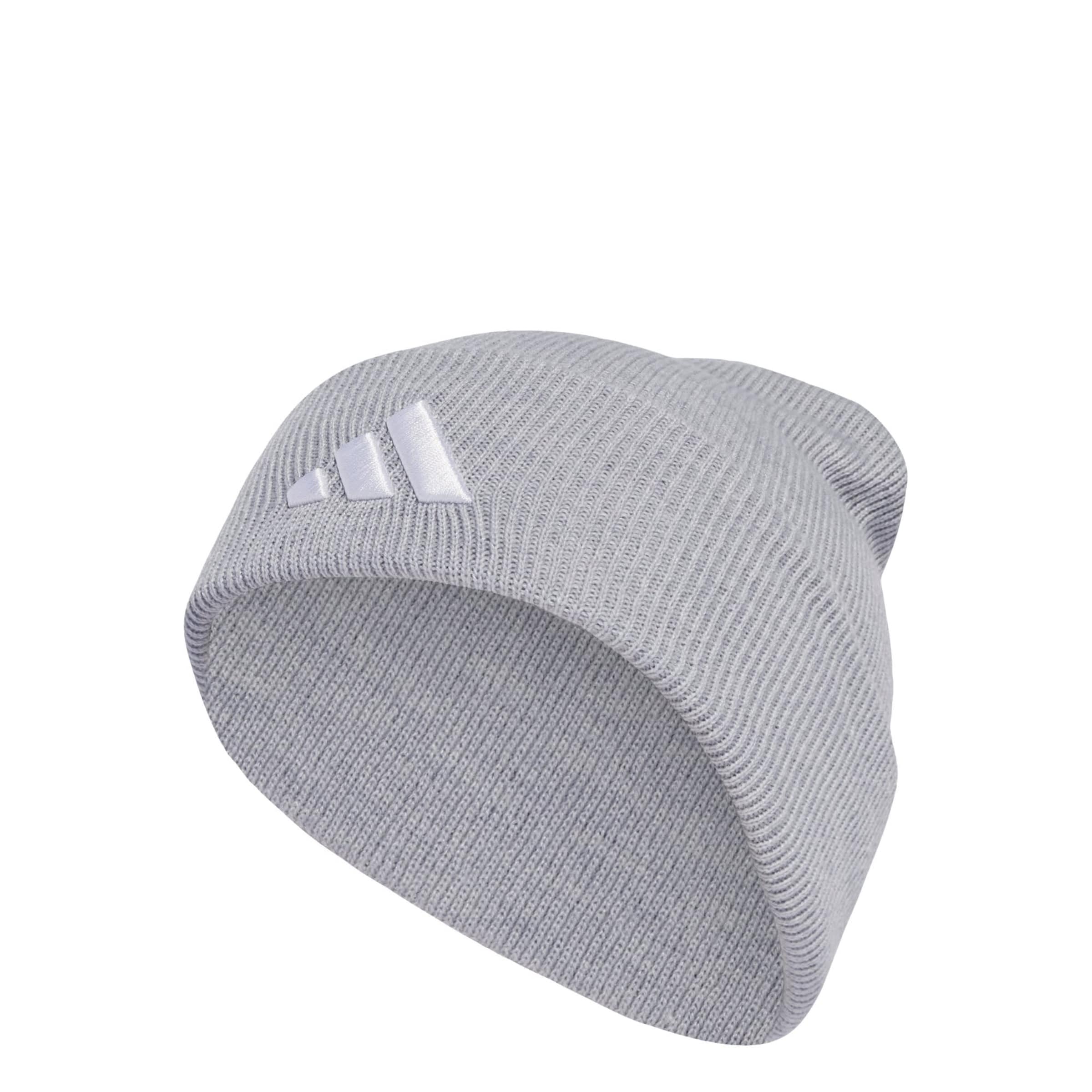 Casquette de sport 'New Logo Beanie' ADIDAS SPORTSWEAR en gris : devant