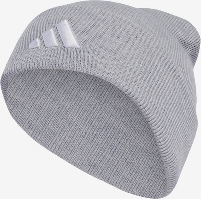 ADIDAS SPORTSWEAR Sportmütze 'New Logo Beanie' in grau / weiß, Produktansicht