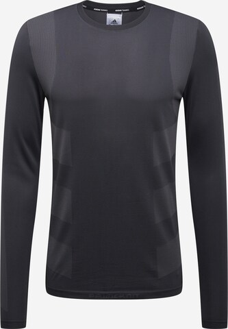 ADIDAS PERFORMANCE Performance Shirt 'Studio' in Grey: front