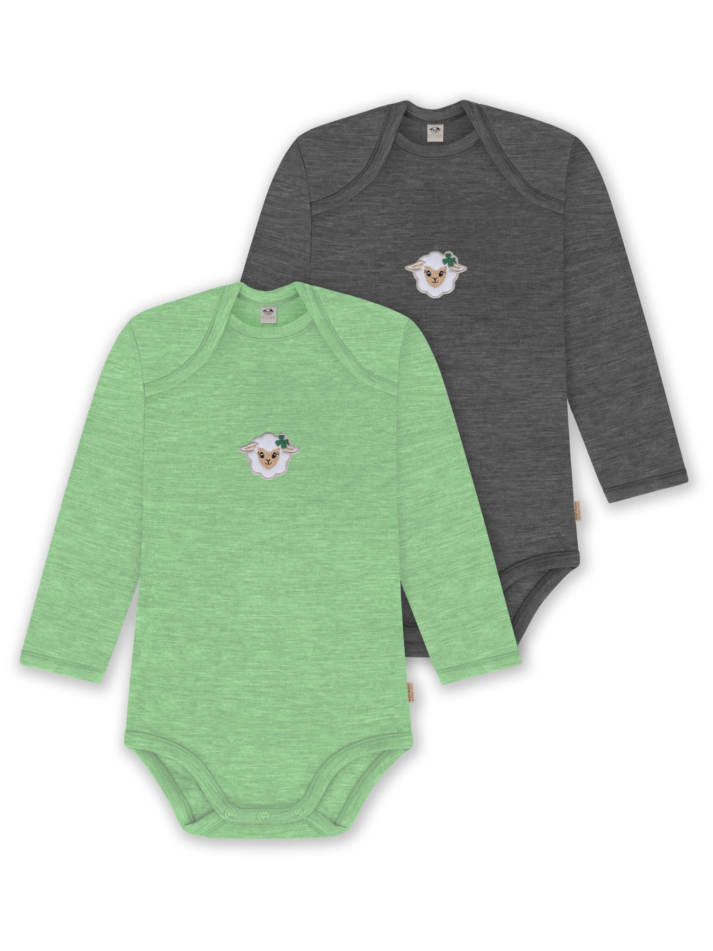 Barboteuse / body 'Auckland' normani en gris : devant