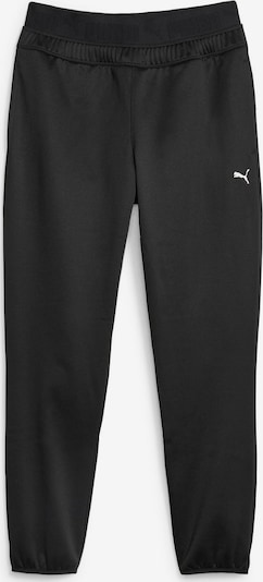 PUMA Sportbyxa 'Strong Powerfleece' i svart / vit, Produktvy