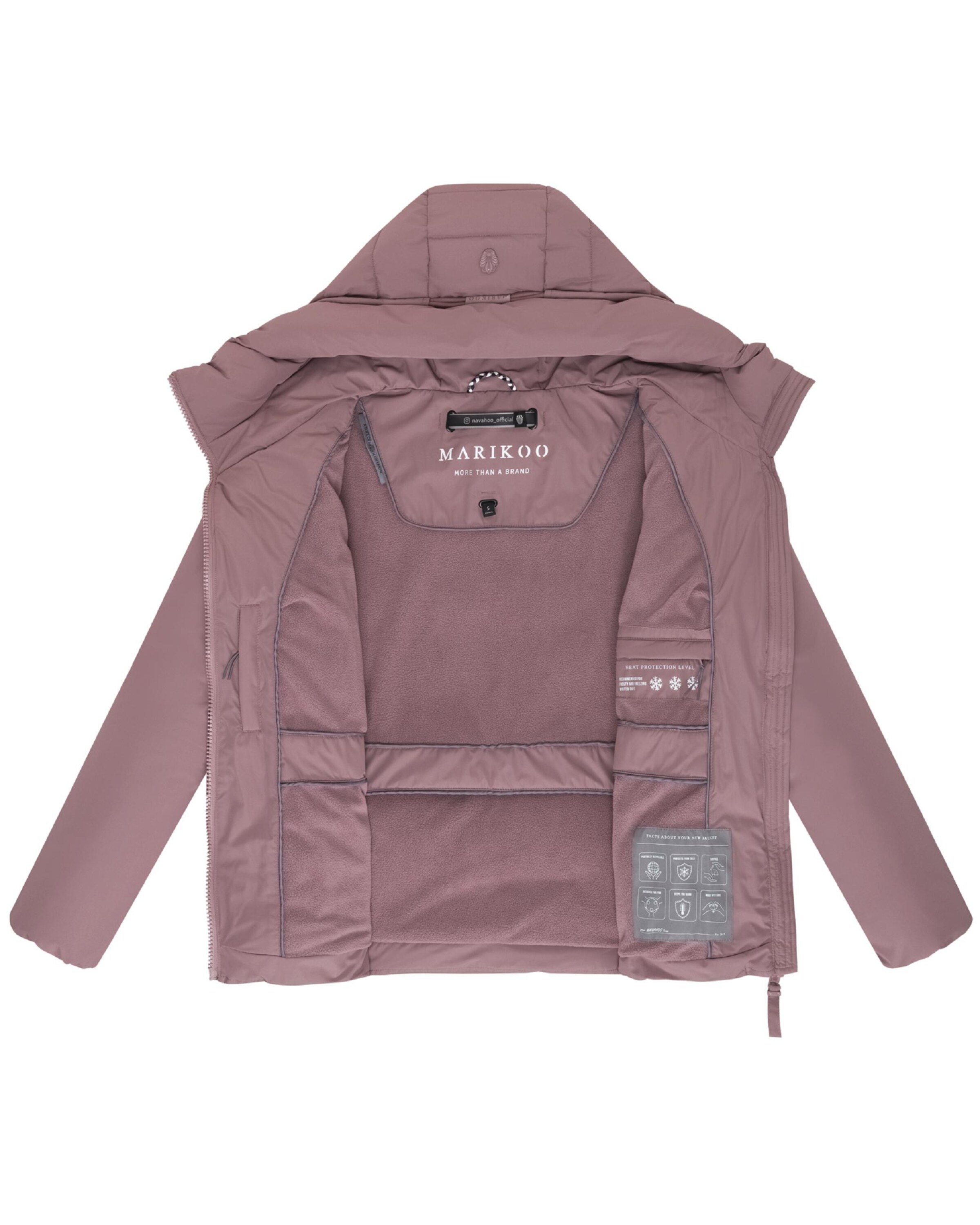 MARIKOO Χειμερινό μπουφάν 'Himee 16' σε ροζ