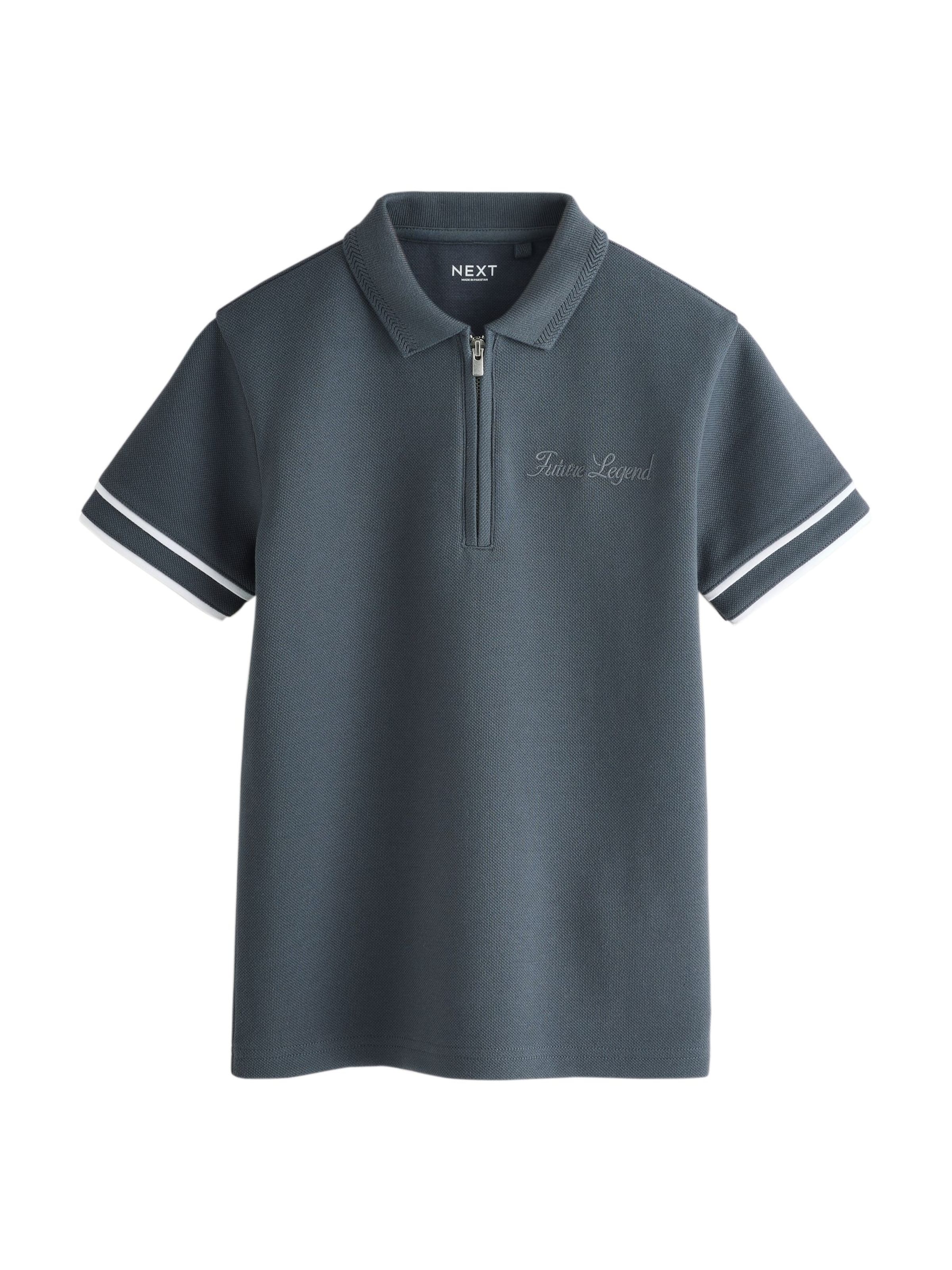 Next - Camiseta en gris: frente