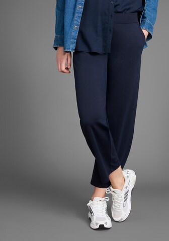 LAURA SCOTT Wide Leg Hose in Blau