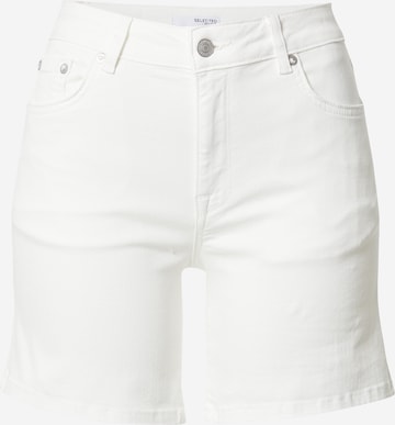 SELECTED FEMME Jeans 'SIA' in White: front
